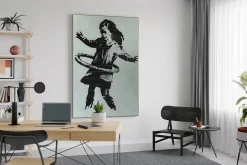 Öl Gemälde 'Banksy's Have Fun' | Handgemaltes Unikat