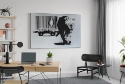 Öl Gemälde 'Banksy's Way to Freedom' | Handgemaltes Unikat