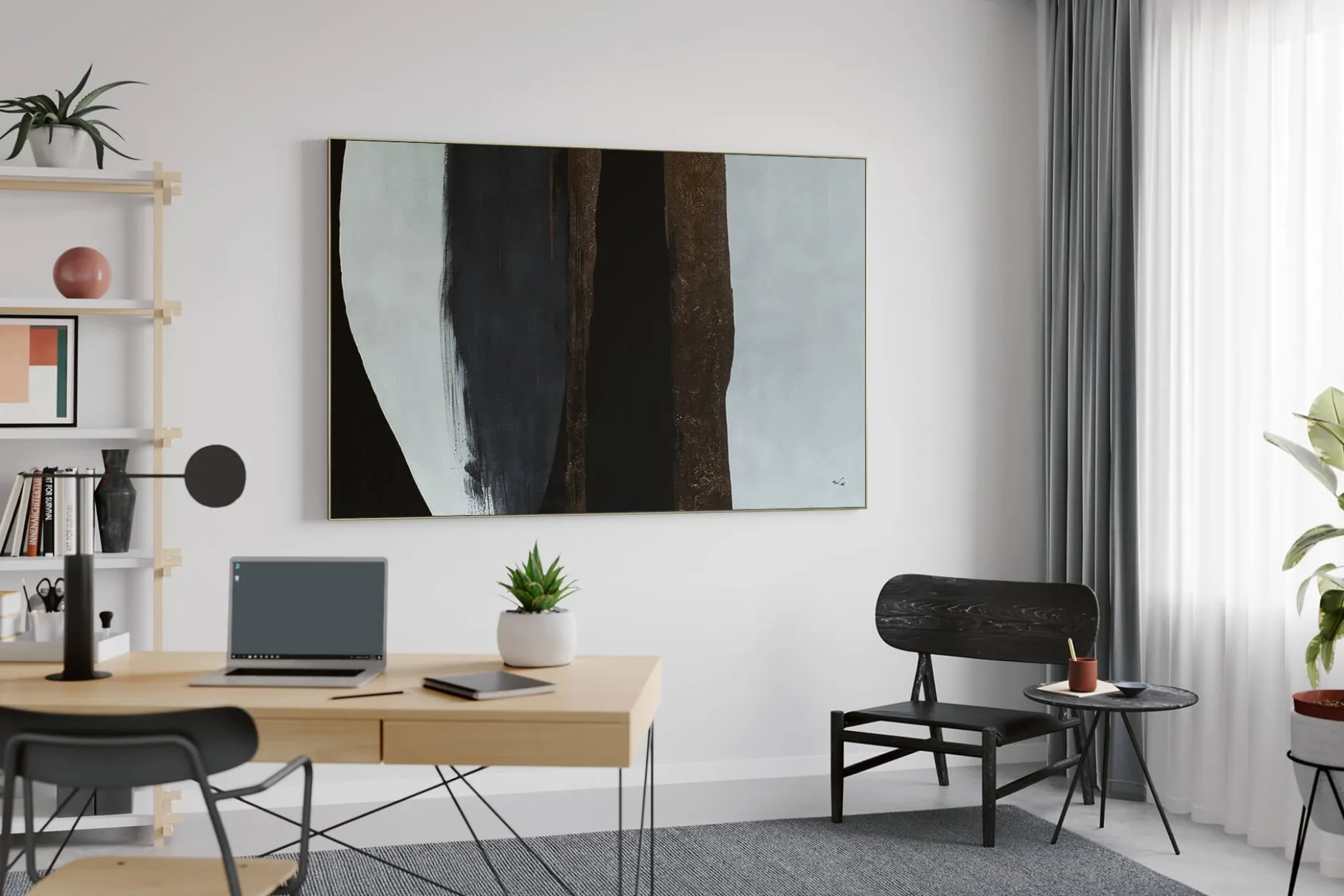 Öl Gemälde 'Between Light and Dark' | Handgemaltes Unikat