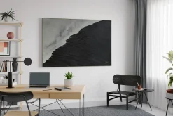 Öl Gemälde 'Black Wing' | Handgemaltes Unikat