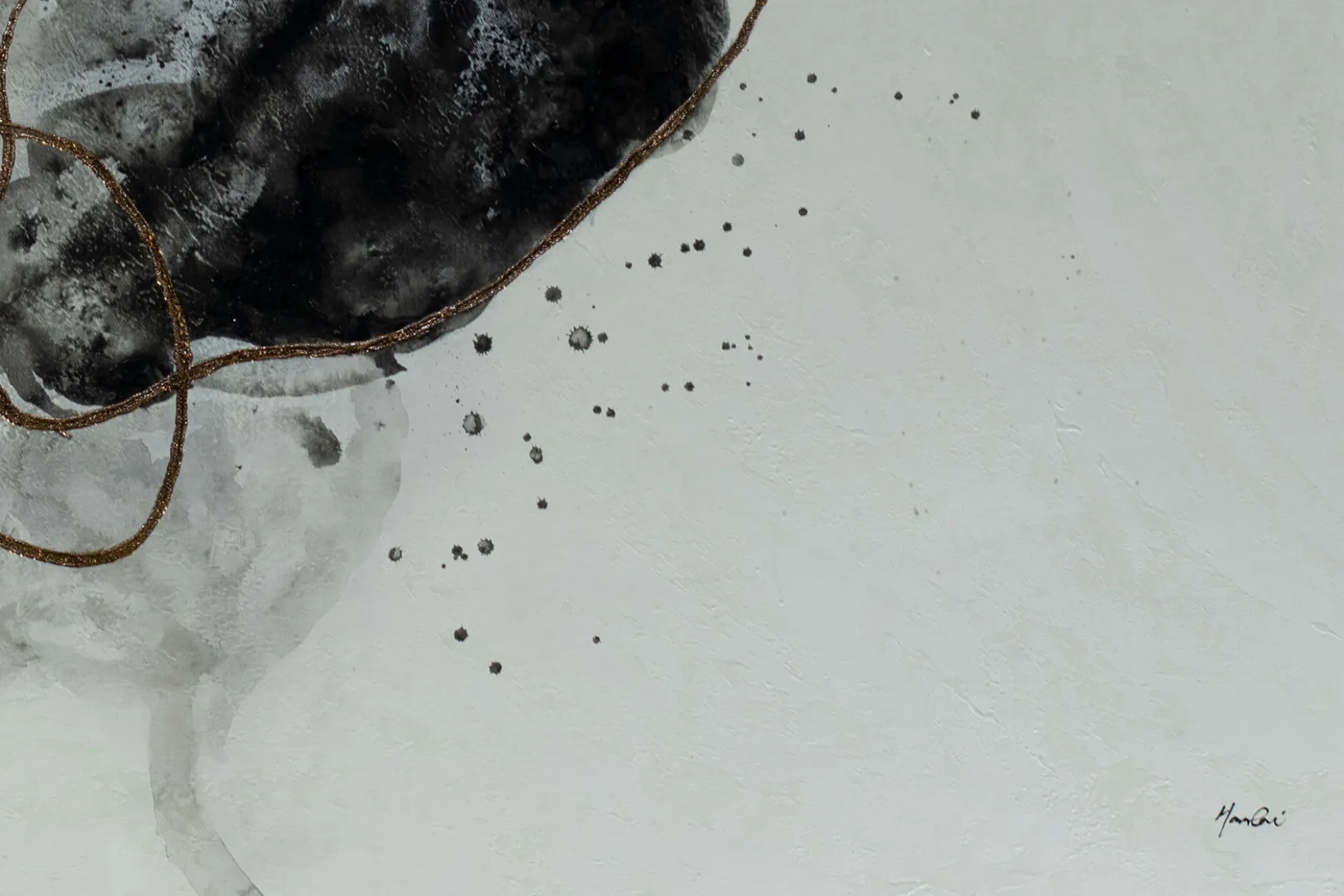 Öl Gemälde 'Blick über den Wolken' | Handgemaltes Unikat
