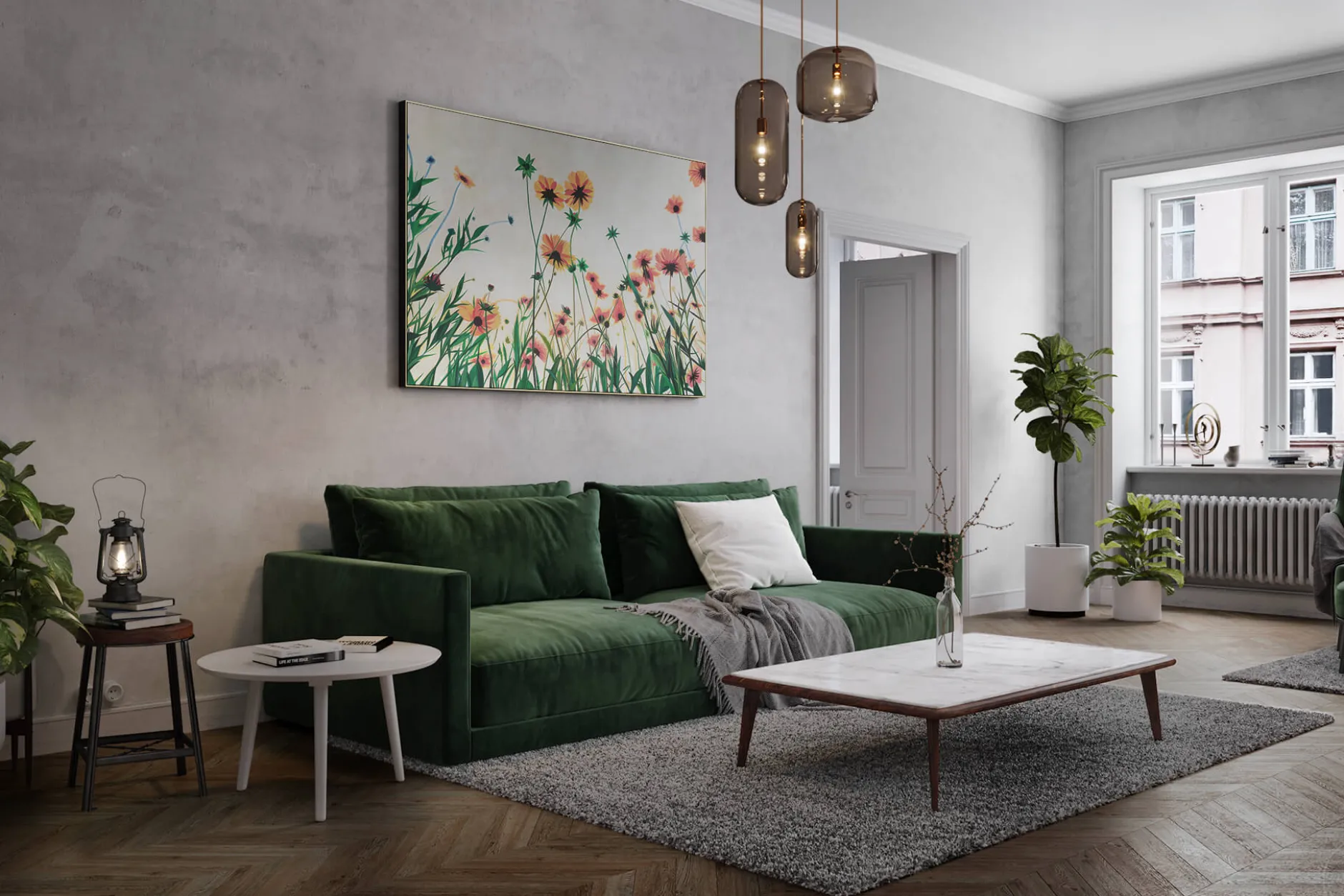Öl Gemälde 'Blooming Lightness' | Handgemaltes Unikat