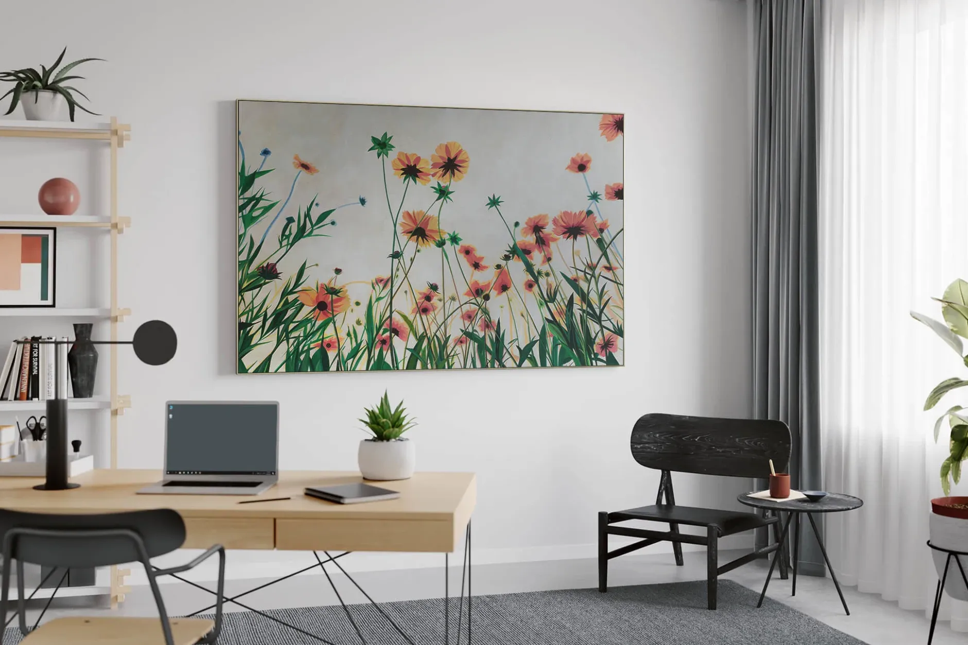 Öl Gemälde 'Blooming Lightness' | Handgemaltes Unikat
