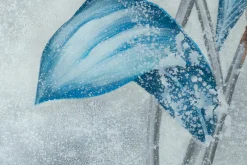 Öl Gemälde 'Blüten im Schnee' | Handgemaltes Unikat