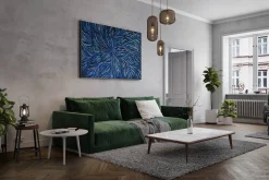 Öl Gemälde 'Blue Coral Dance' | Handgemaltes Unikat