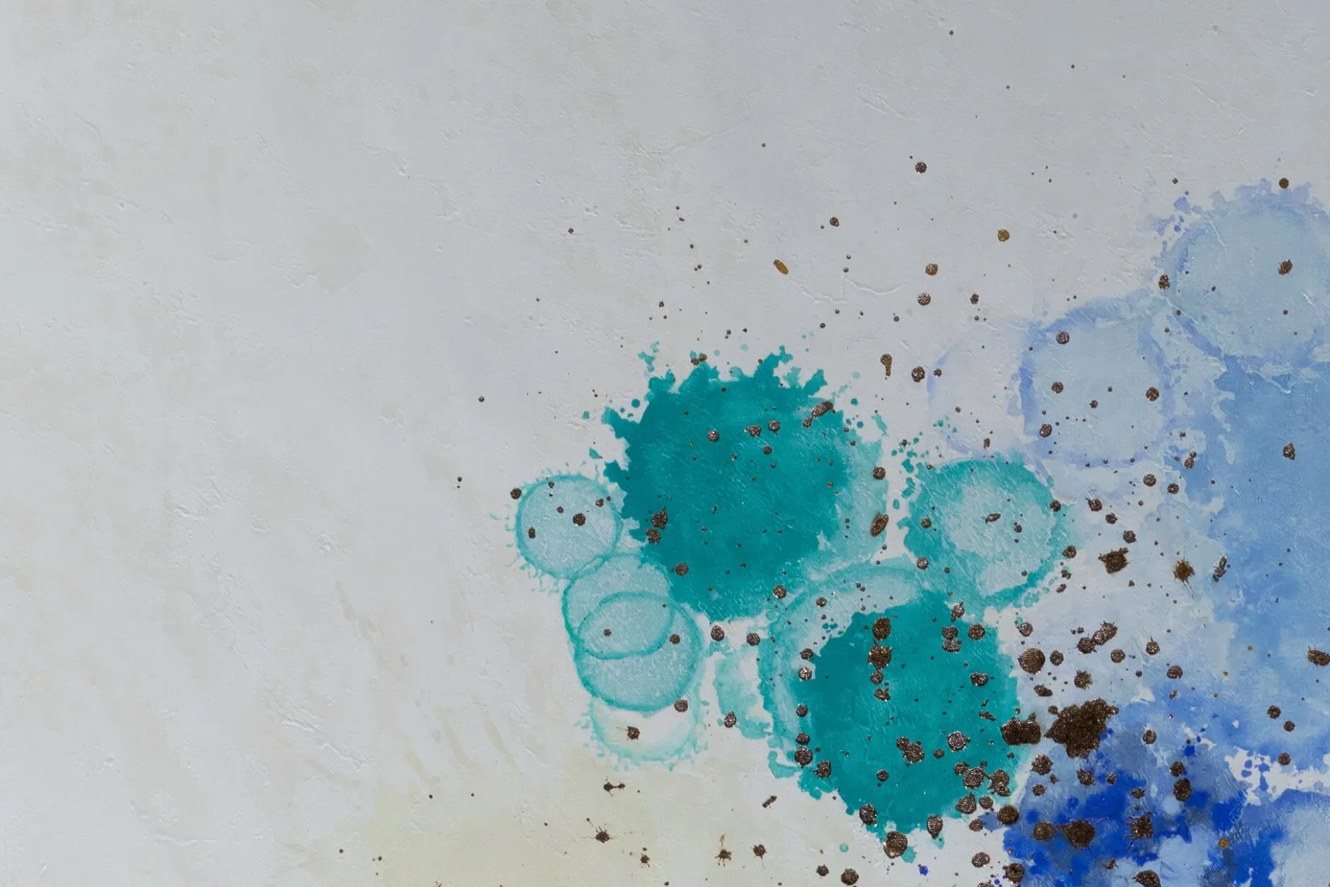 Öl Gemälde 'Blue Enchantment' | Handgemaltes Unikat