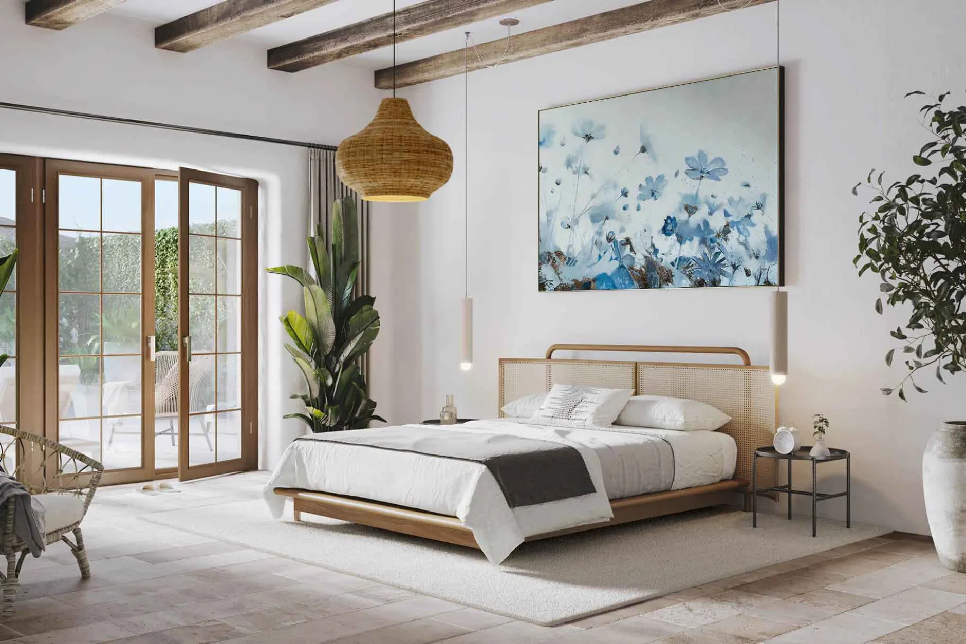 Öl Gemälde 'Blue Morning' | Handgemaltes Unikat