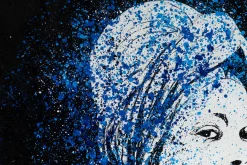 Öl Gemälde 'Blue Thoughts' | Handgemaltes Unikat