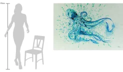 Öl Gemälde 'Blue Uniqueness' | Handgemaltes Unikat