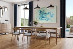 Öl Gemälde 'Blue Uniqueness' | Handgemaltes Unikat