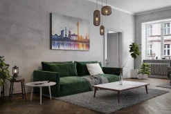 Öl Gemälde ' Bright City' | Handgemaltes Unikat