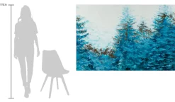 Öl Gemälde 'Bright Forest' | Handgemaltes Unikat