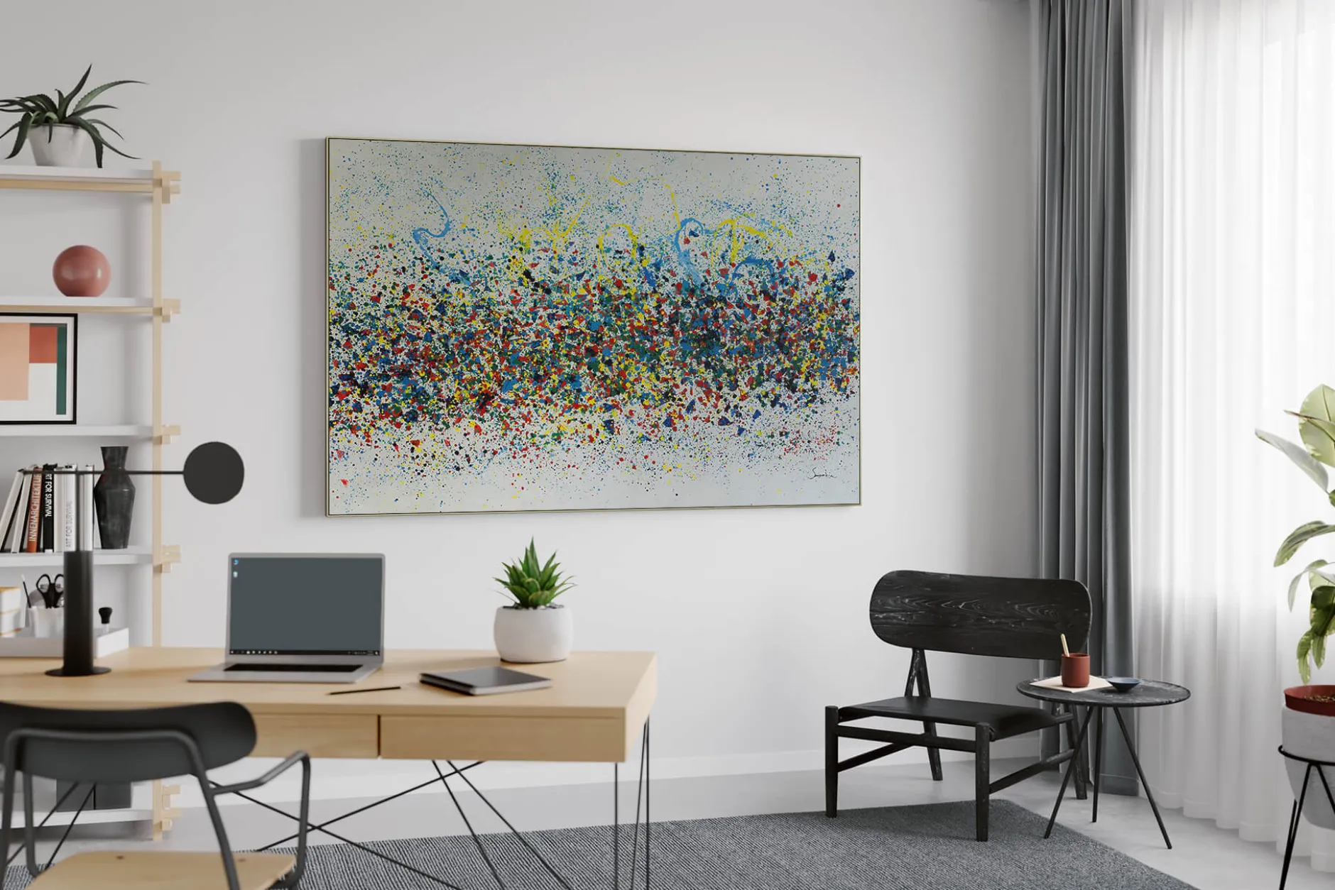 Öl Gemälde 'Bright Illusion' | Handgemaltes Unikat