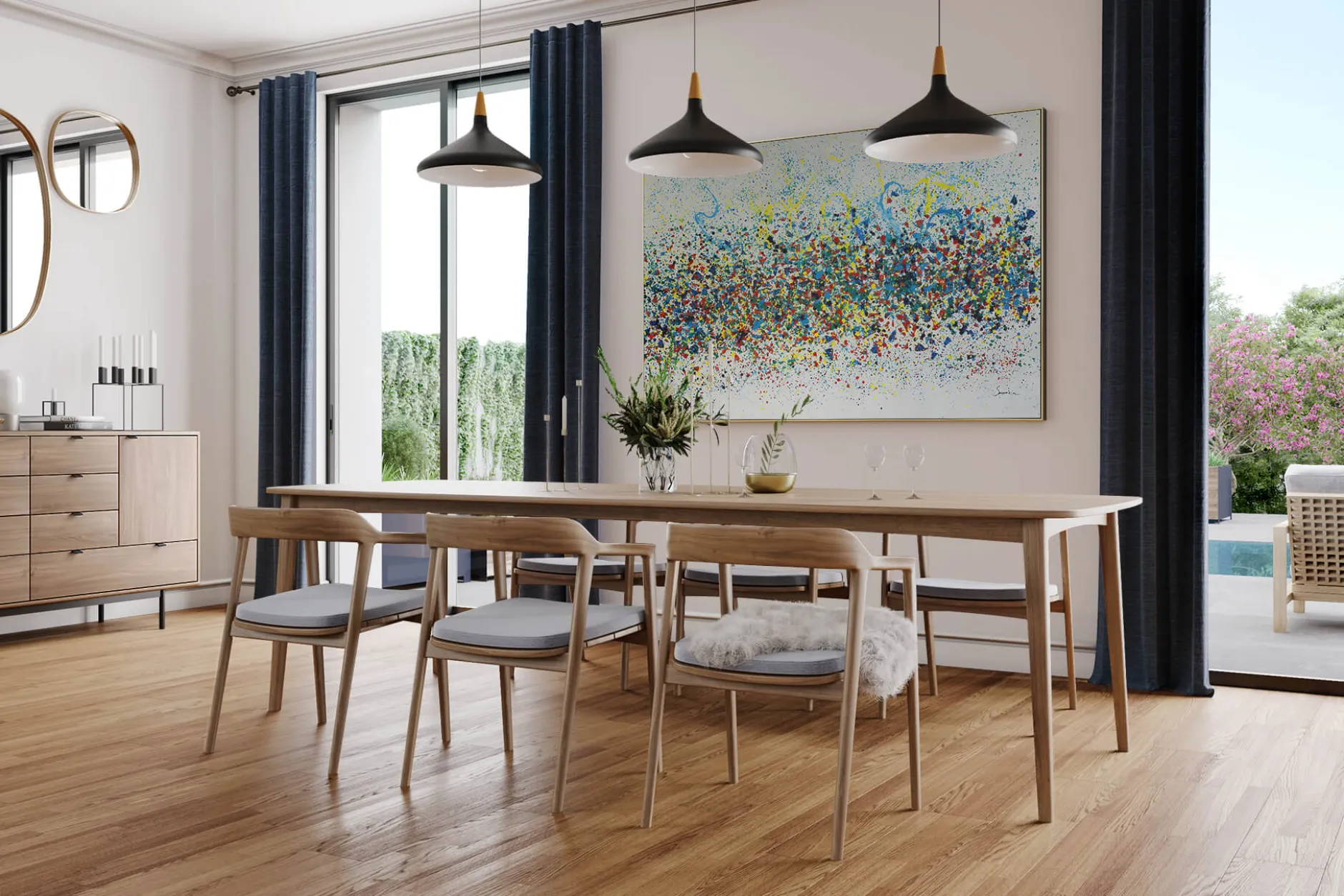 Öl Gemälde 'Bright Illusion' | Handgemaltes Unikat