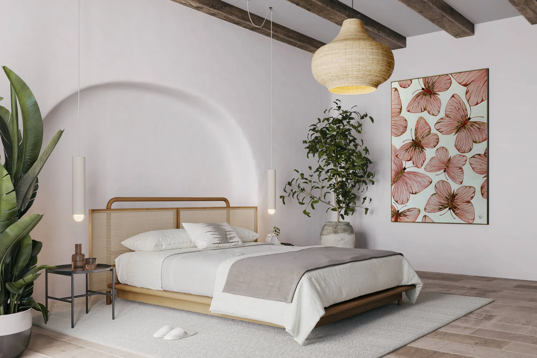 Öl Gemälde 'Butterfly Charm' | Handgemaltes Unikat