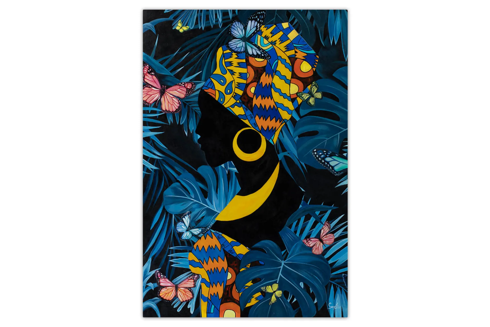 Öl Gemälde 'Butterfly Tale' | Handgemaltes Unikat