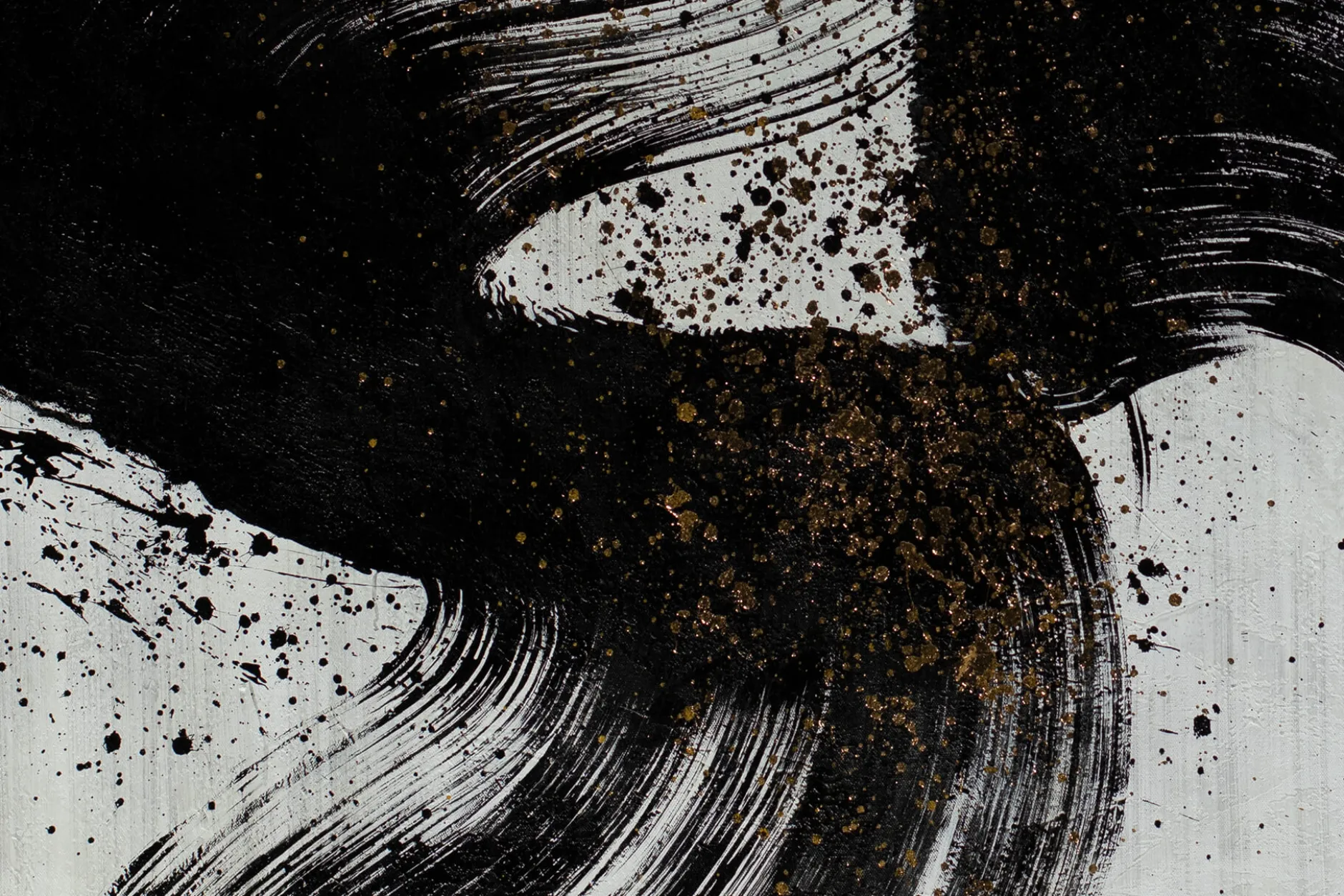 Öl Gemälde 'Calligraphic Motion' | Handgemaltes Unikat