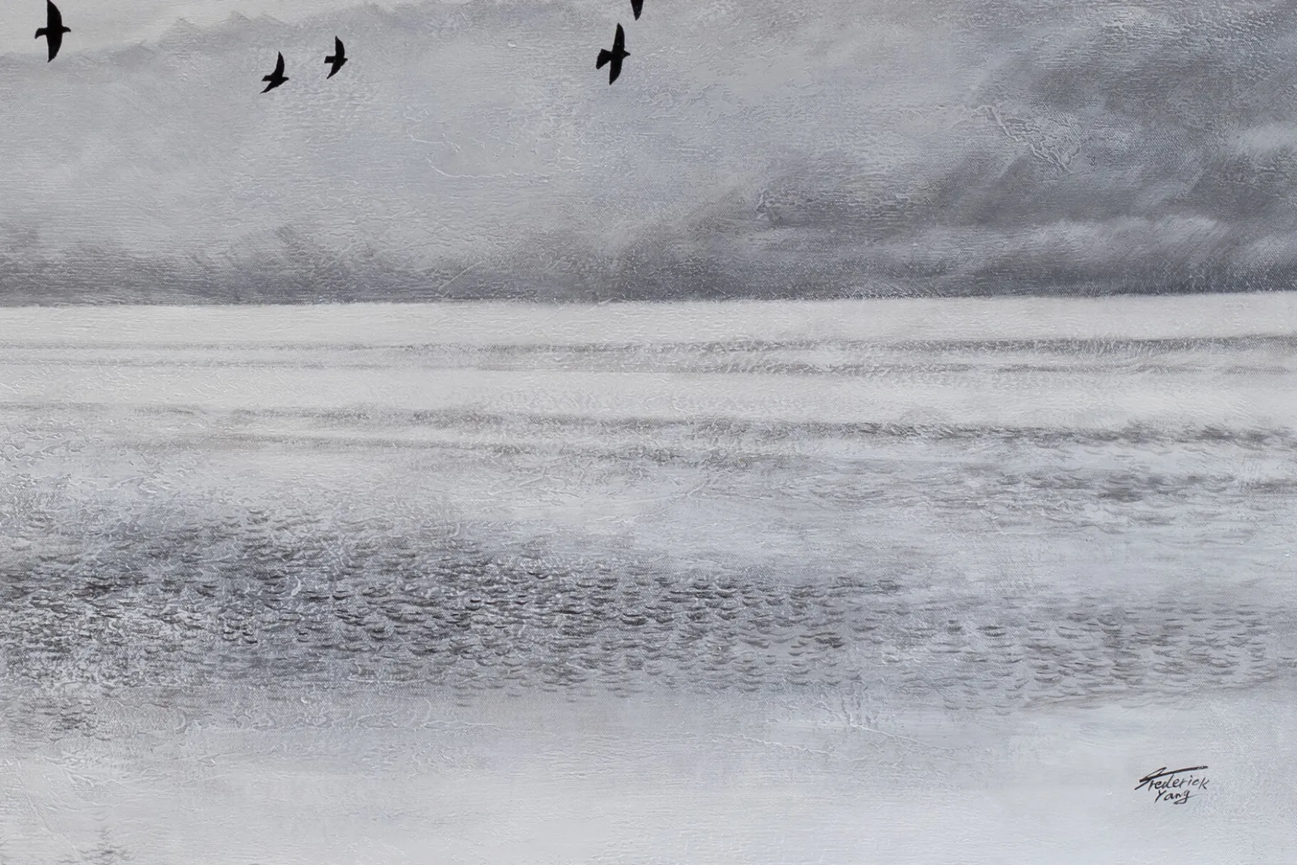 Öl Gemälde 'Calming Solitude' | Handgemaltes Unikat