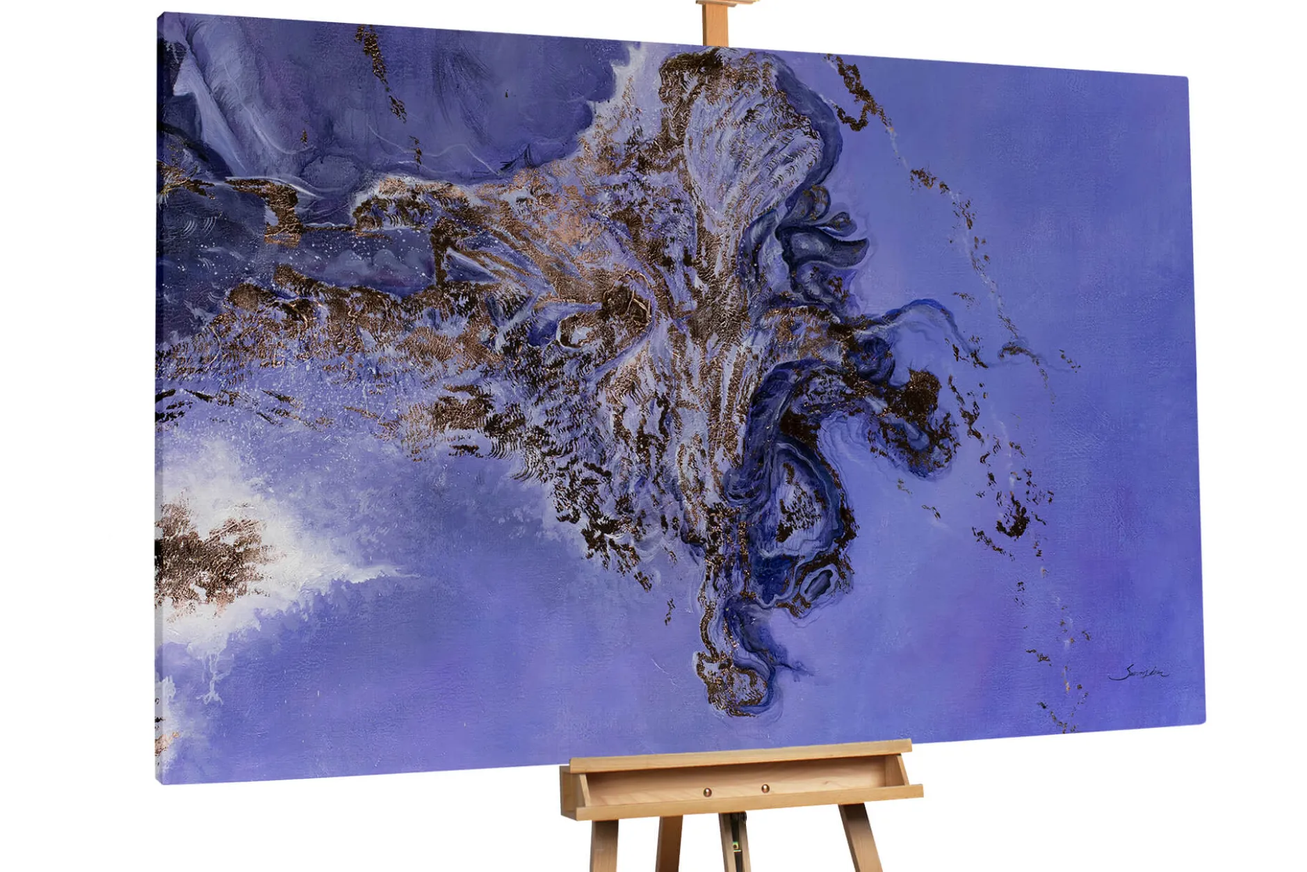 Öl Gemälde 'Celestial Manifestation' | Handgemaltes Unikat