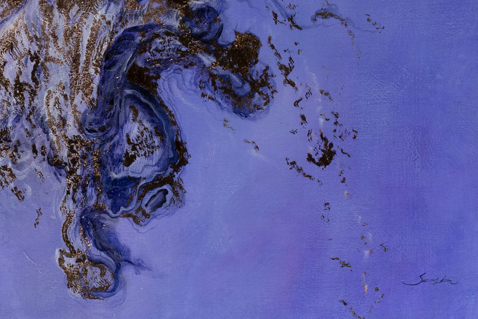 Öl Gemälde 'Celestial Manifestation' | Handgemaltes Unikat
