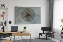 Öl Gemälde 'Circle of Light' | Handgemaltes Unikat