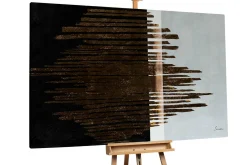 Öl Gemälde 'Colored Waves' | Handgemaltes Unikat