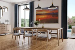 Öl Gemälde 'Colorful Sunset' | Handgemaltes Unikat