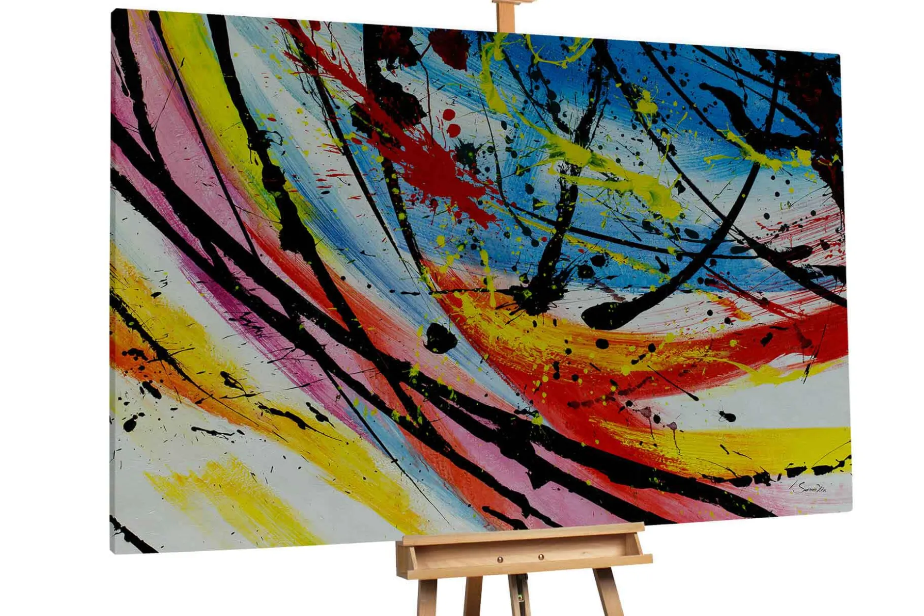 Öl Gemälde 'Colourful Eternity' | Handgemaltes Unikat
