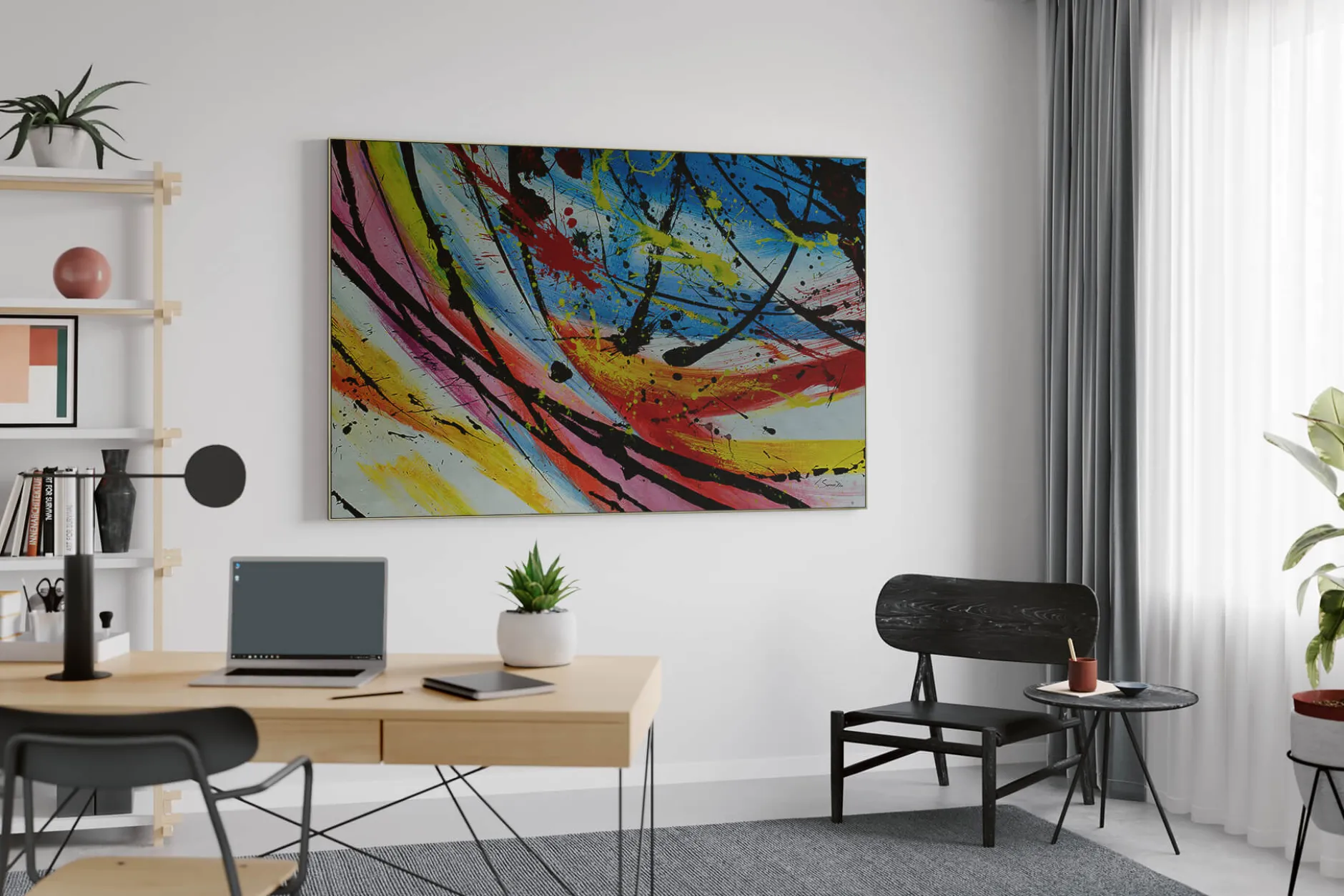 Öl Gemälde 'Colourful Eternity' | Handgemaltes Unikat