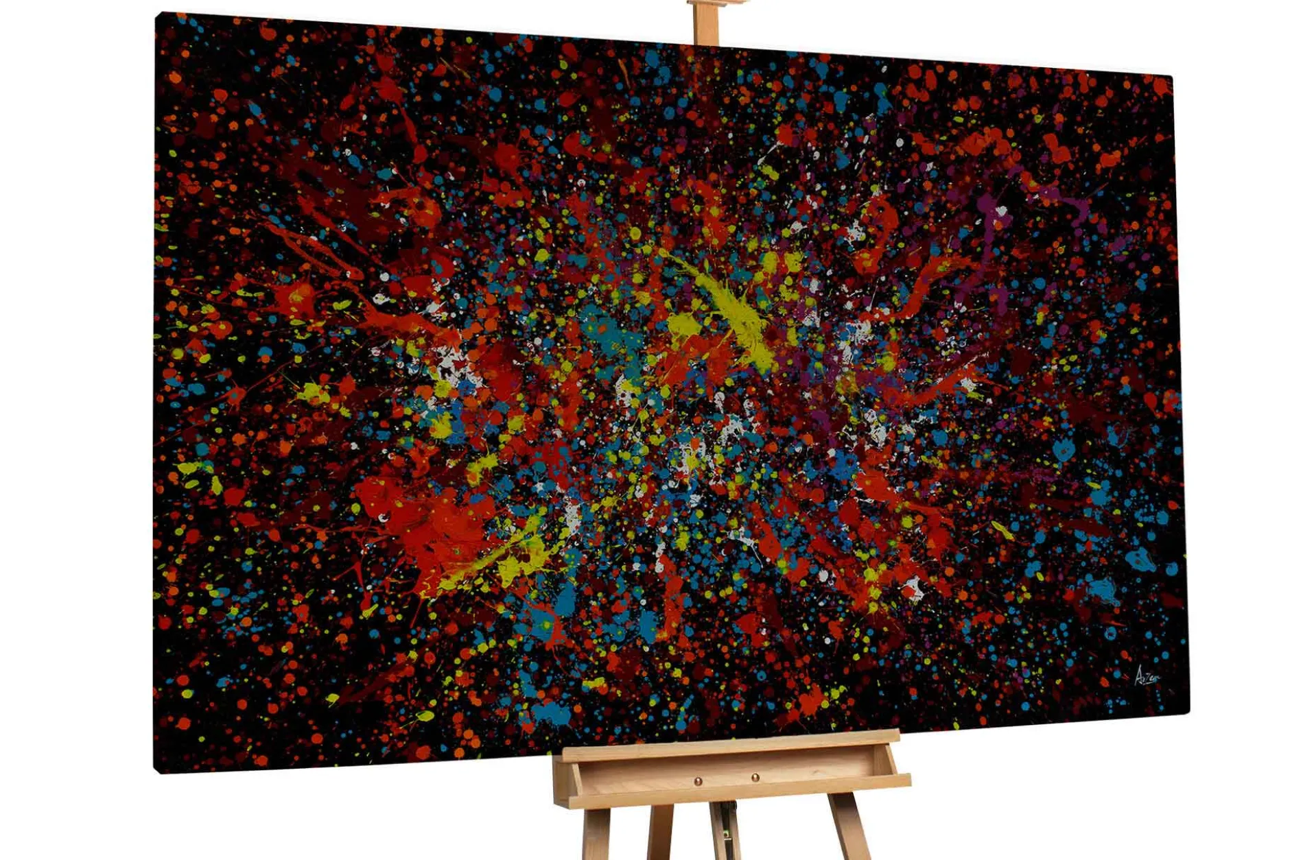 Öl Gemälde 'Colourful Extravaganza' | Handgemaltes Unikat