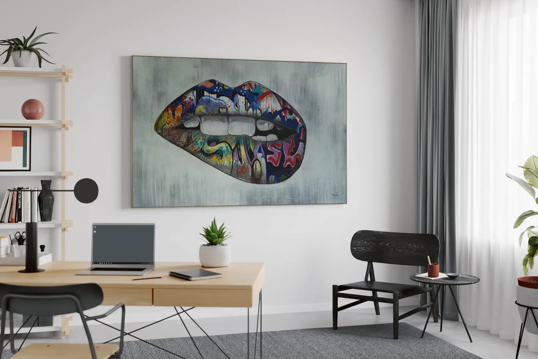 Öl Gemälde 'Colourful Sensuality' | Handgemaltes Unikat