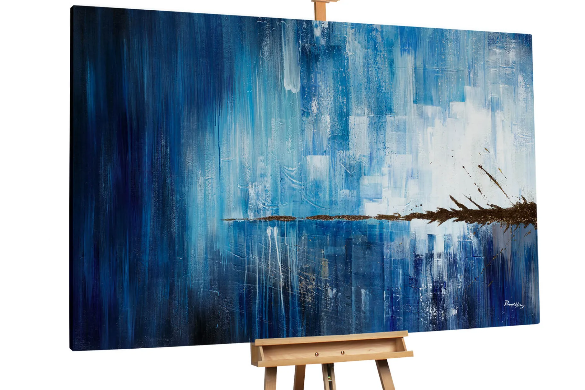 Öl Gemälde 'Colours of the Deep Sea' | Handgemaltes Unikat