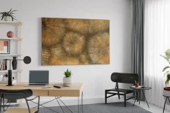 Öl Gemälde 'Copper Cut' | Handgemaltes Unikat