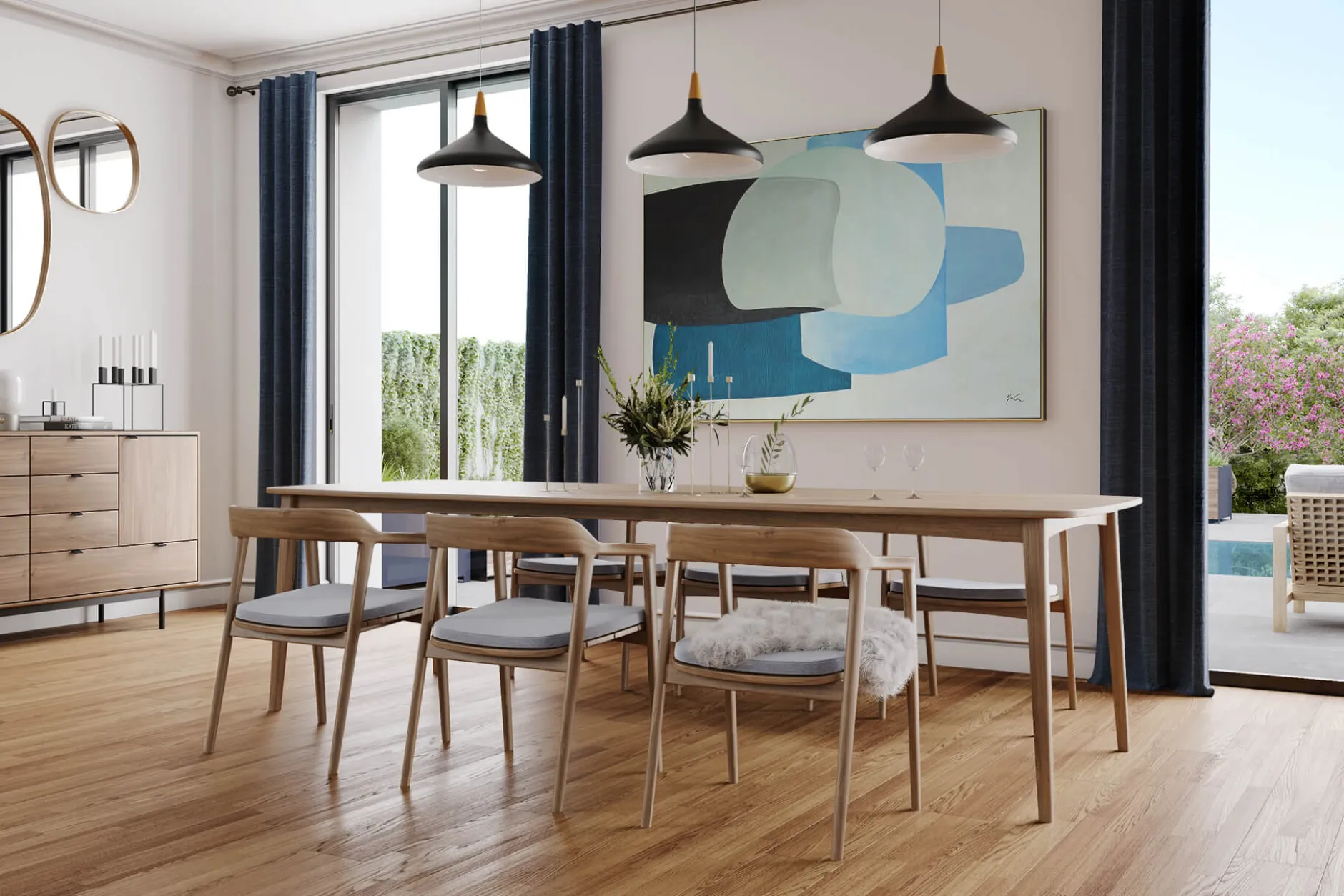 Öl Gemälde 'Cubist Minimalism' | Handgemaltes Unikat