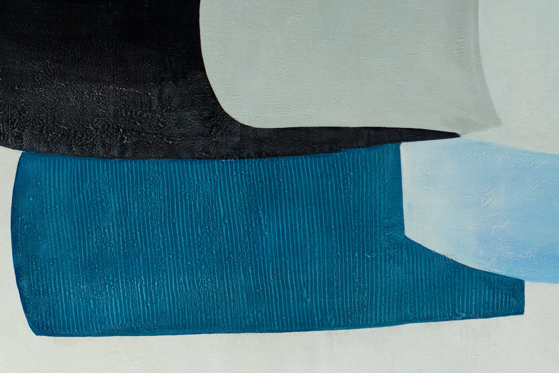 Öl Gemälde 'Cubist Minimalism' | Handgemaltes Unikat