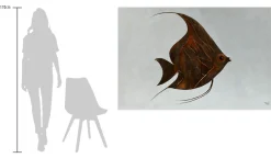 Öl Gemälde 'Curious Fish' | Handgemaltes Unikat