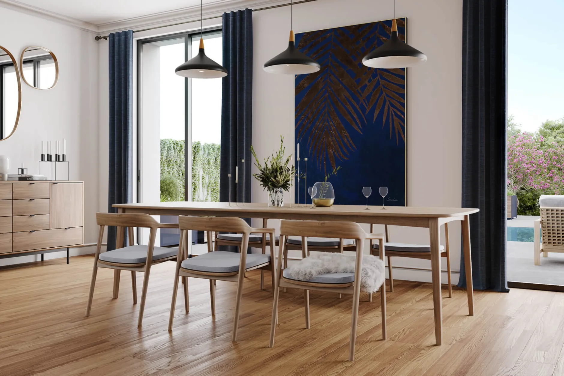 Öl Gemälde 'Deep Blue Soul' | Handgemaltes Unikat