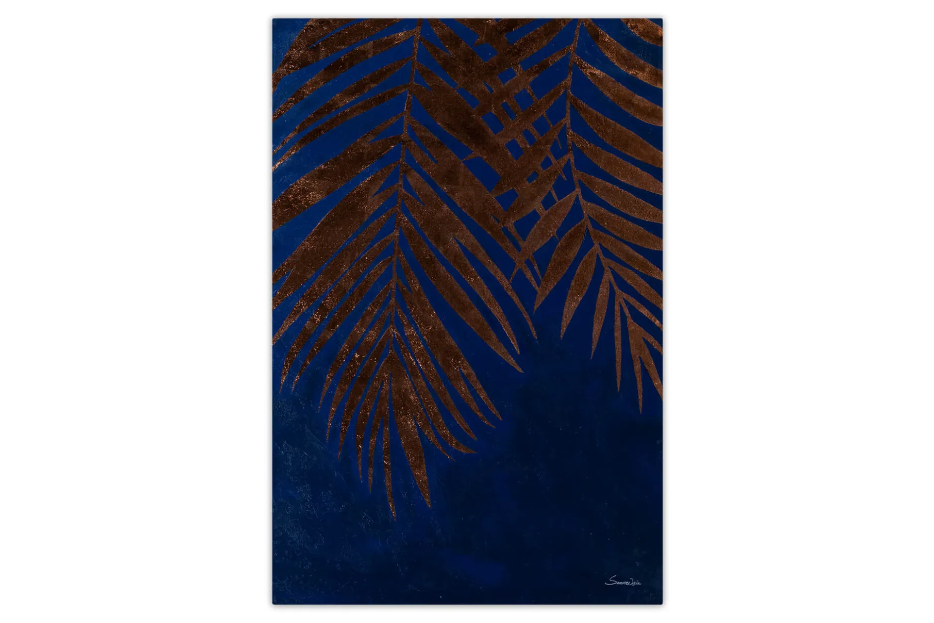 Öl Gemälde 'Deep Blue Soul' | Handgemaltes Unikat