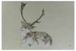 Öl Gemälde 'Deer Fairytale' | Handgemaltes Unikat