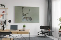 Öl Gemälde 'Deer Fairytale' | Handgemaltes Unikat