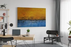 Öl Gemälde 'Diamonds on the Ocean' | Handgemaltes Unikat