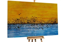 Öl Gemälde 'Diamonds on the Ocean' | Handgemaltes Unikat