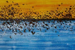 Öl Gemälde 'Diamonds on the Ocean' | Handgemaltes Unikat