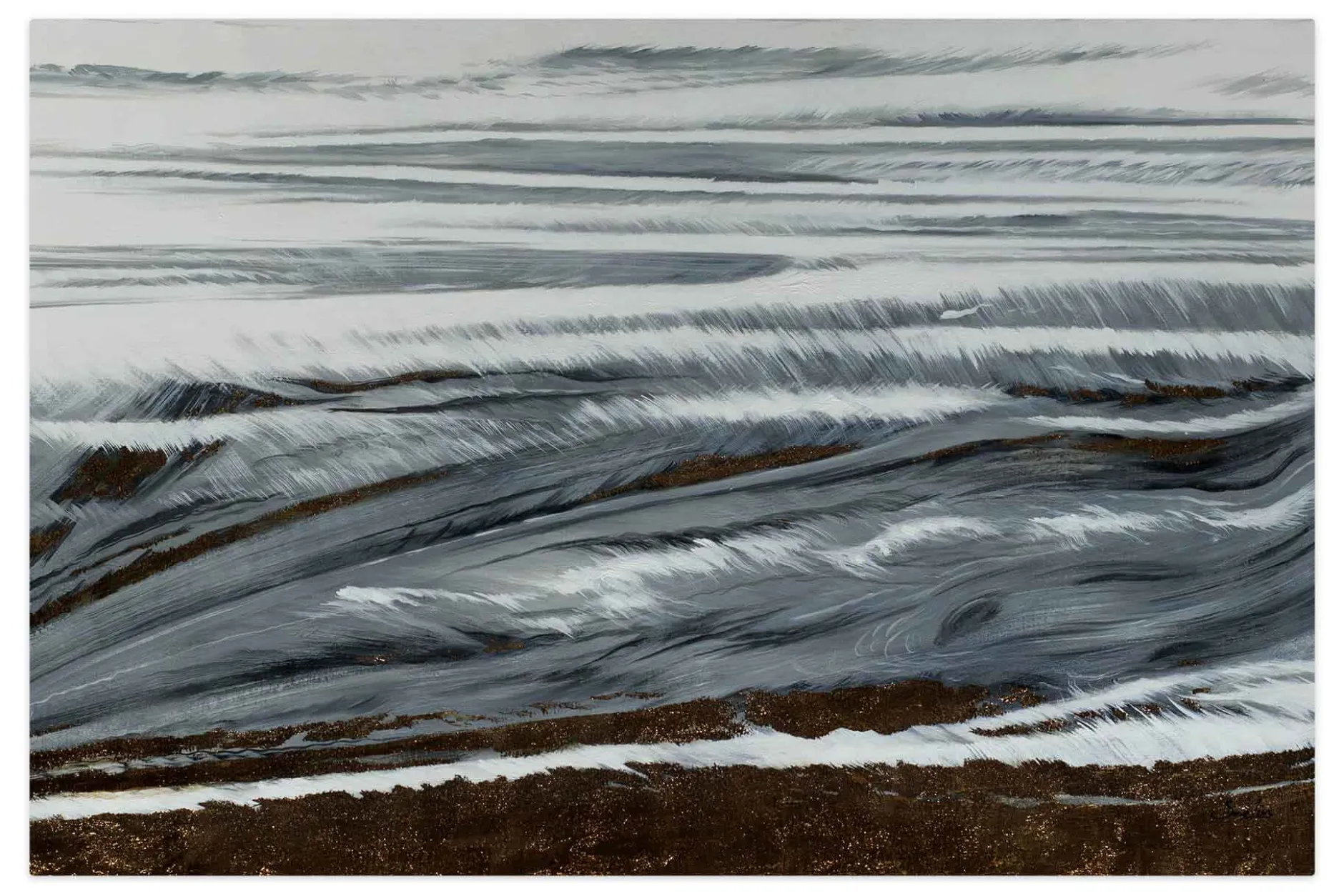 Öl Gemälde 'Dreaming Ocean' | Handgemaltes Unikat