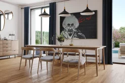 Öl Gemälde 'Einstein Graffiti' | Handgemaltes Unikat
