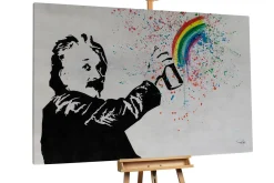 Öl Gemälde 'Einsteins Fantasie' | Handgemaltes Unikat