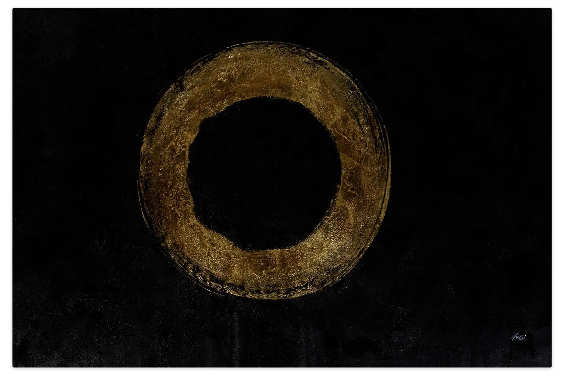 Öl Gemälde 'Emblem of Infinity' | Handgemaltes Unikat