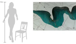 Öl Gemälde 'Emerald Silk' | Handgemaltes Unikat