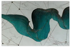 Öl Gemälde 'Emerald Silk' | Handgemaltes Unikat