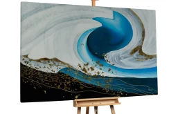 Öl Gemälde 'Emergence of Wave' | Handgemaltes Unikat